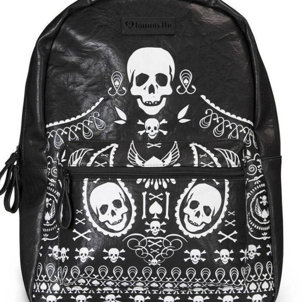 ISO Loungefly skull backpack